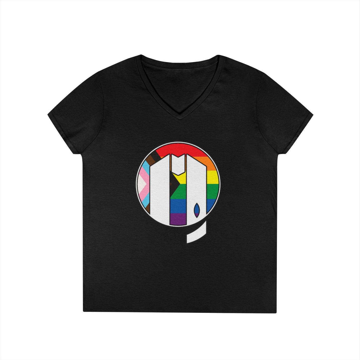 UUMA Rainbow Logo V-Neck