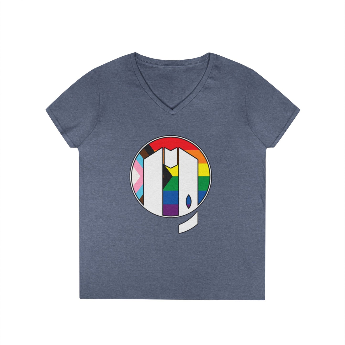 UUMA Rainbow Logo V-Neck