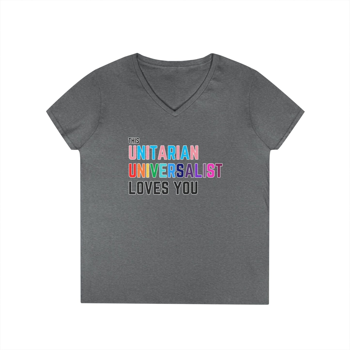 This Unitarian Universalist Loves You V-Neck