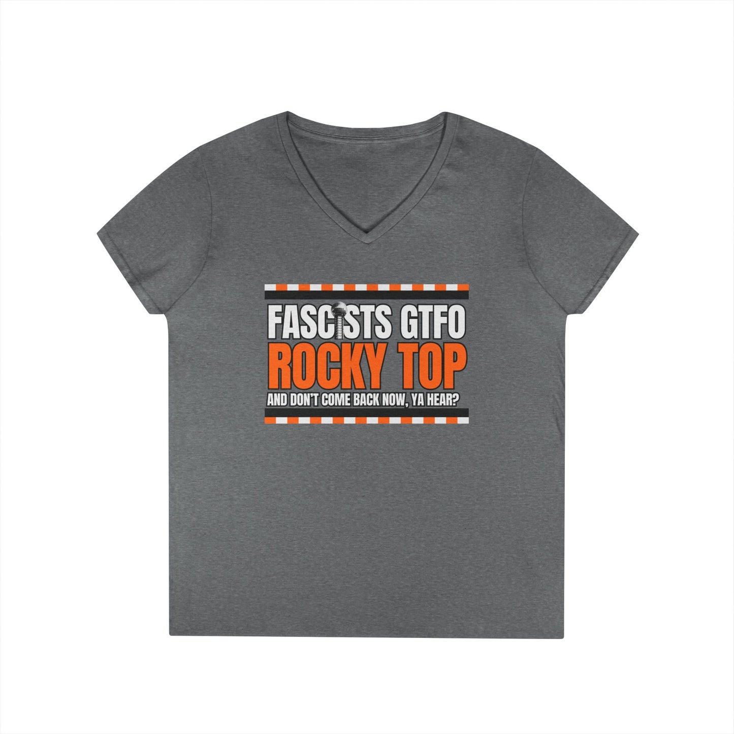 Fascists GTFO Rocky Top V-Neck