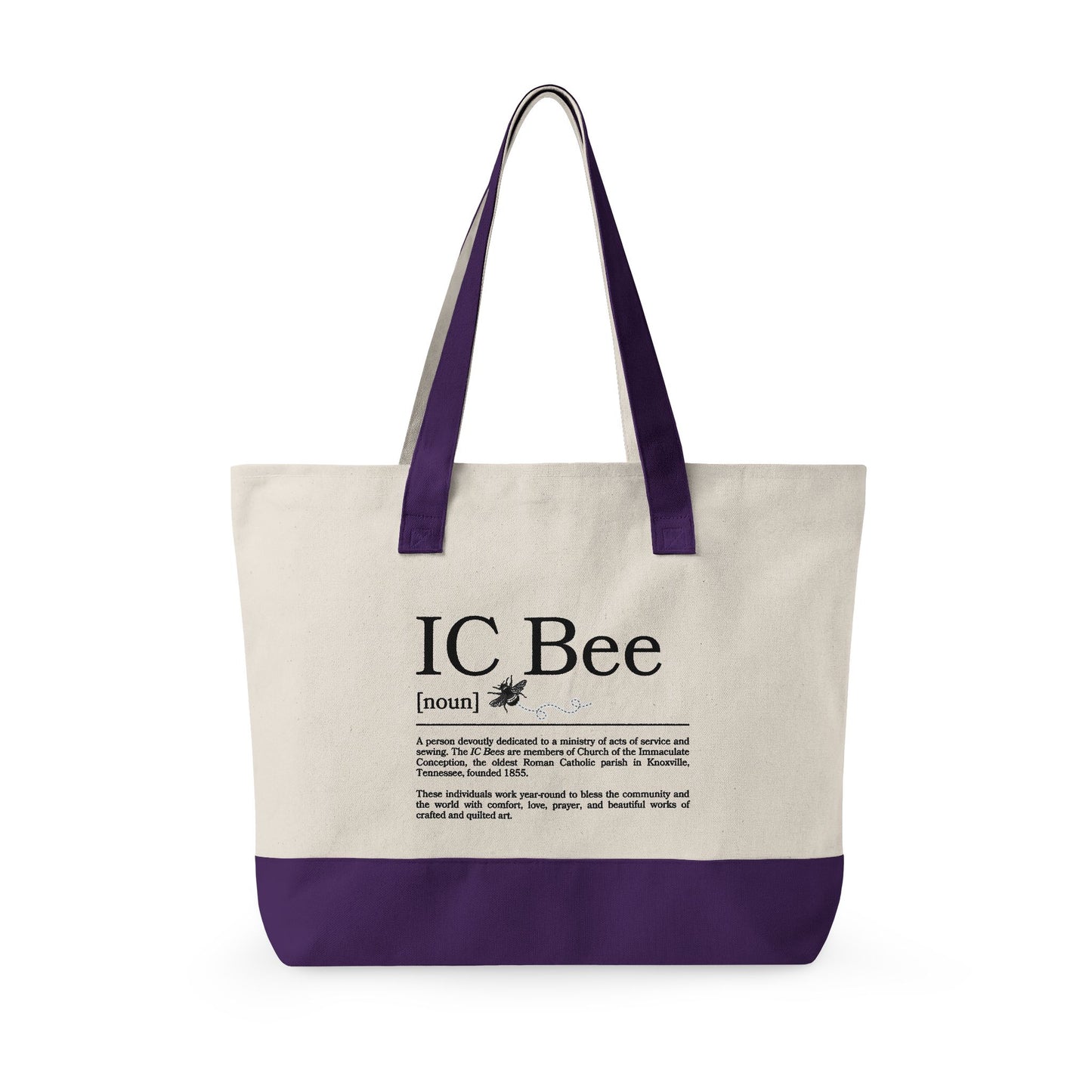 ICBee Knoxville Zippered Canvas Tote