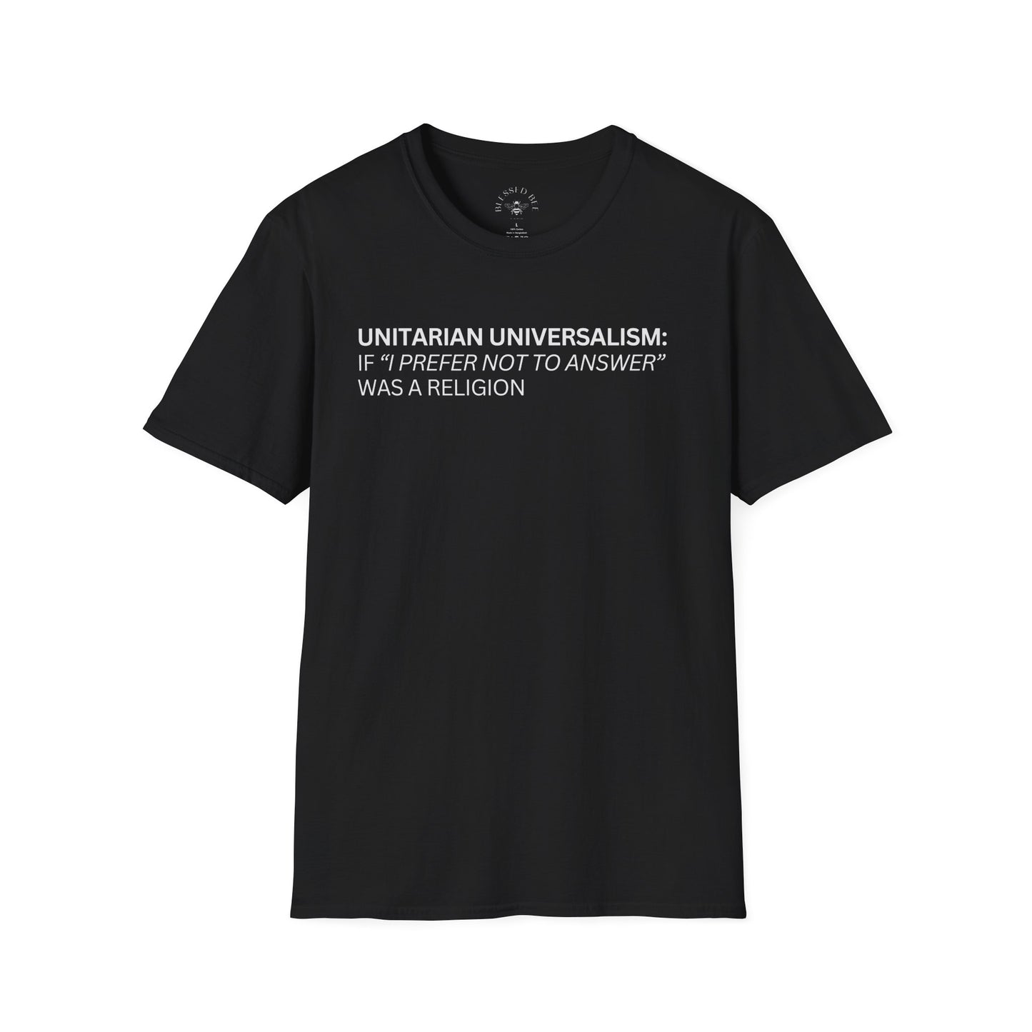 If "I Prefer Not to Answer" Was a Religion T-Shirt